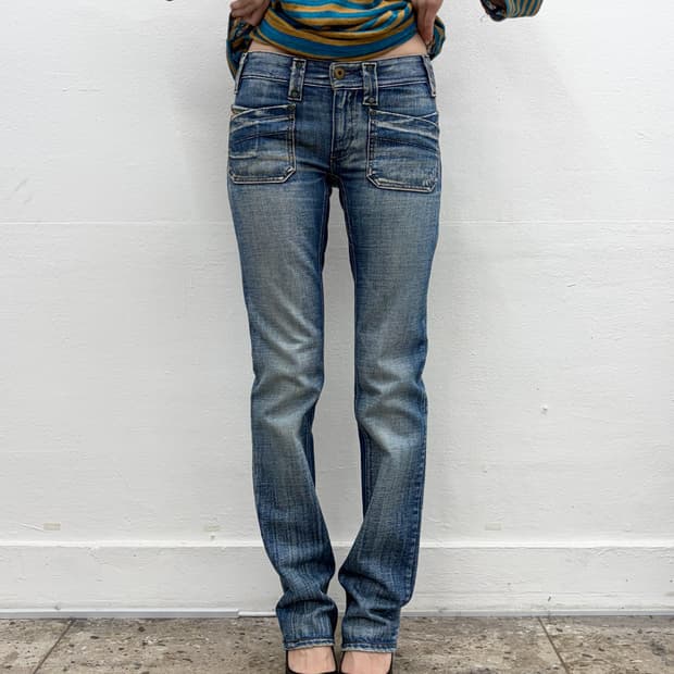 디젤 슬림핏 데님 팬츠