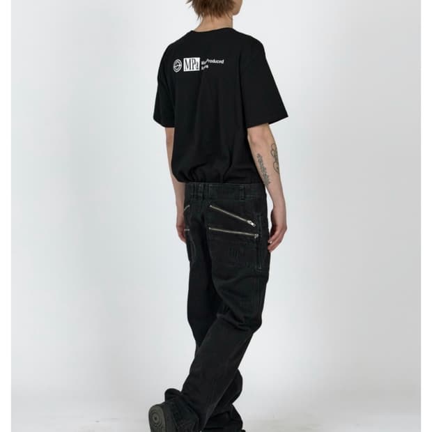 [M] 플라스틱 프로덕트 MPa SPLIT POCKET PANTS 블랙
