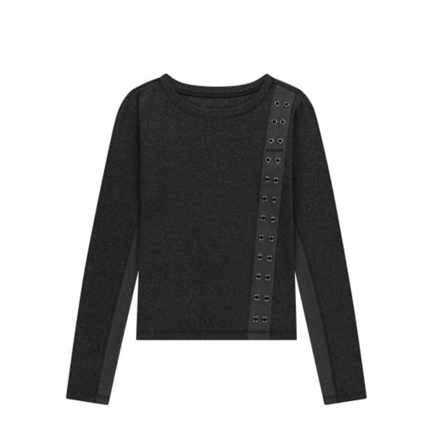 [1] 아캄 사이드 아일렛 롱 슬리브 다크그레이