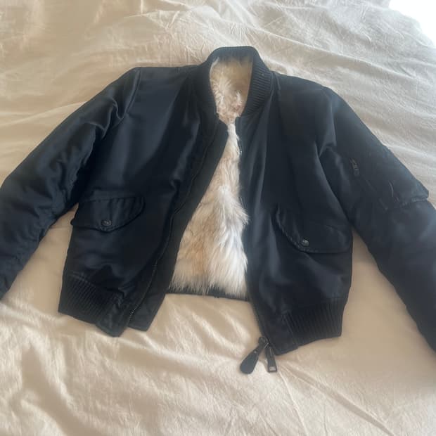 이태리 as65 래빗퍼 봄버점퍼