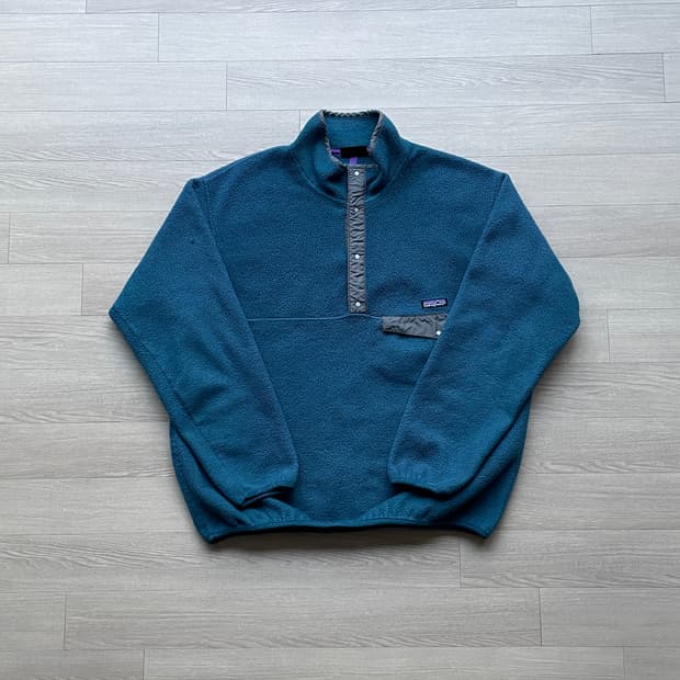 90s 파타고니아 신칠라 틸 블루 그레이 rare
