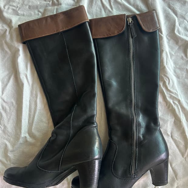 Nine West 블랙 롱부츠 37