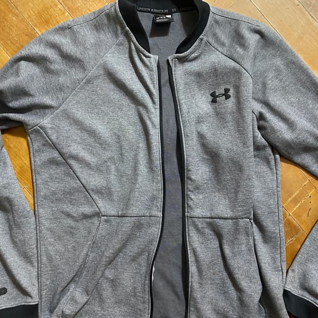 언더아머 남성 집업 자켓 LG 회색