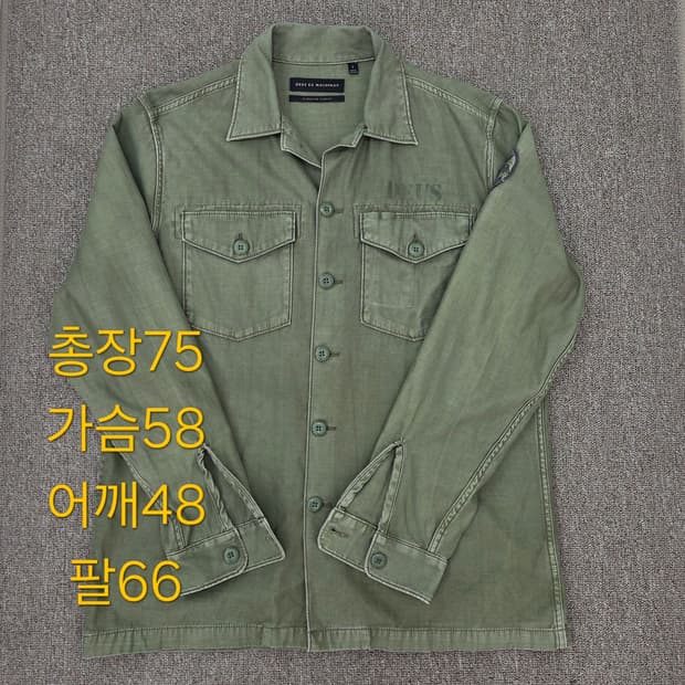 L 데우스 엑스 마키나 카키 몬티 셔츠 자켓