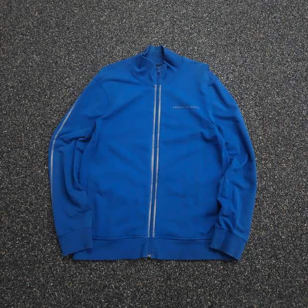 아르마니 익스체인지 아카이브 미니멀 집업 자켓 (L)