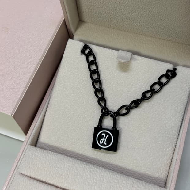 히스테릭글래머 아카이브 자물쇠 초커 목걸이