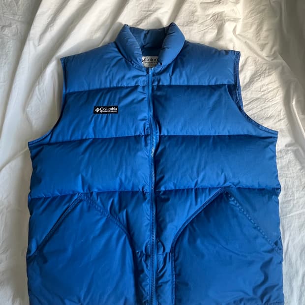 컬럼비아 조끼패딩