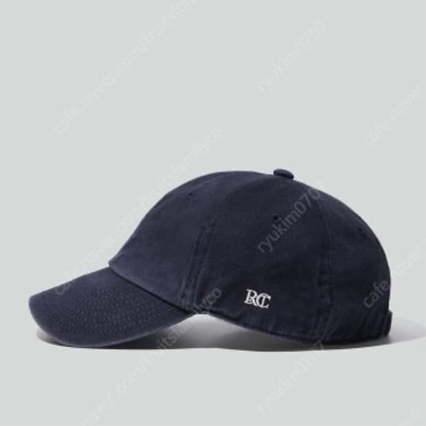  렉토 RC 로고 빈티지 워싱 볼캡 빈티지 네이비