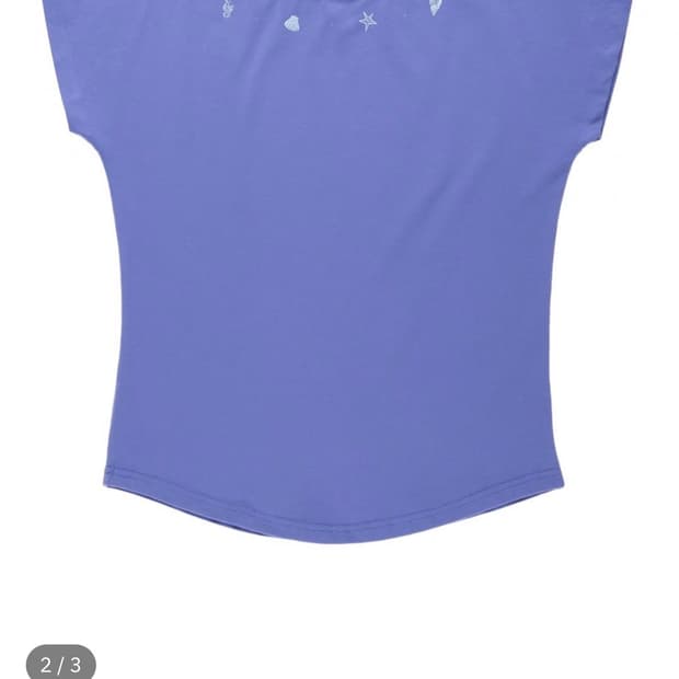 온스카 SHELL CAP SLEEVE T (BLUE)