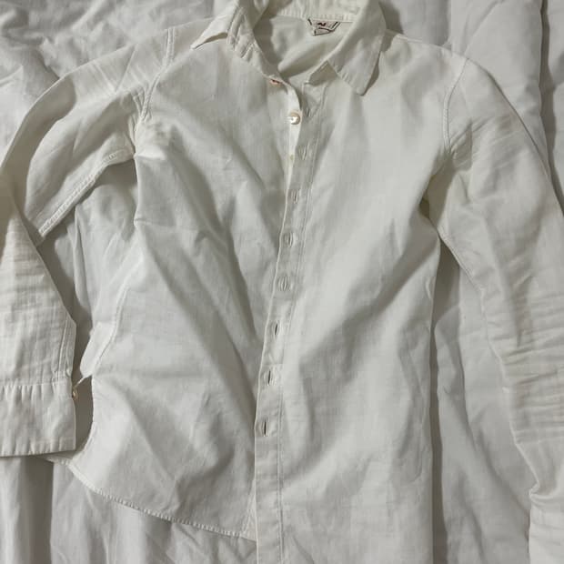 45R 흰색 셔츠