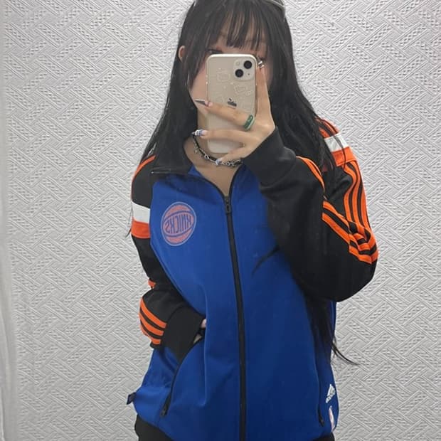 아디다스 NBA 뉴욕닉스 트랙탑 져지 집업 105 C05999