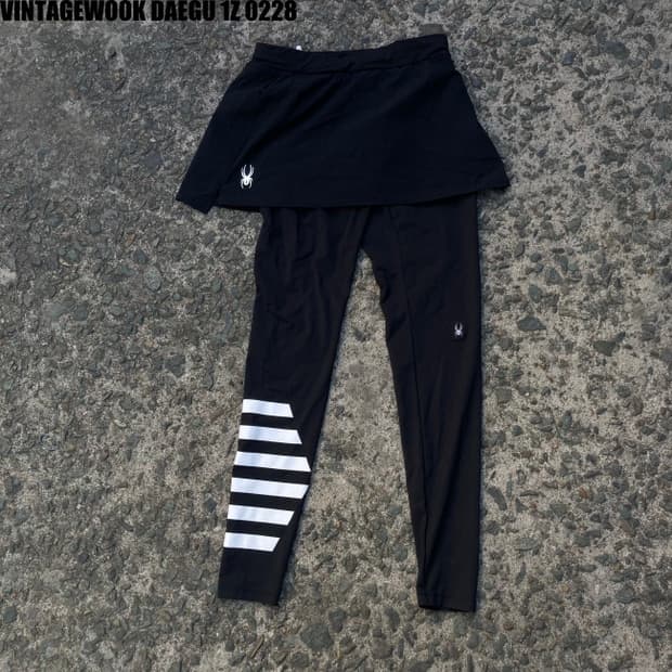 스파이더 치마레깅스