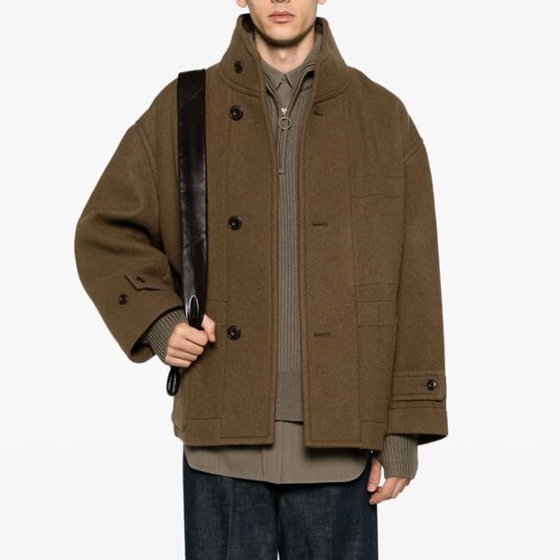 [48] 르메르 하이넥 버진 울 코트