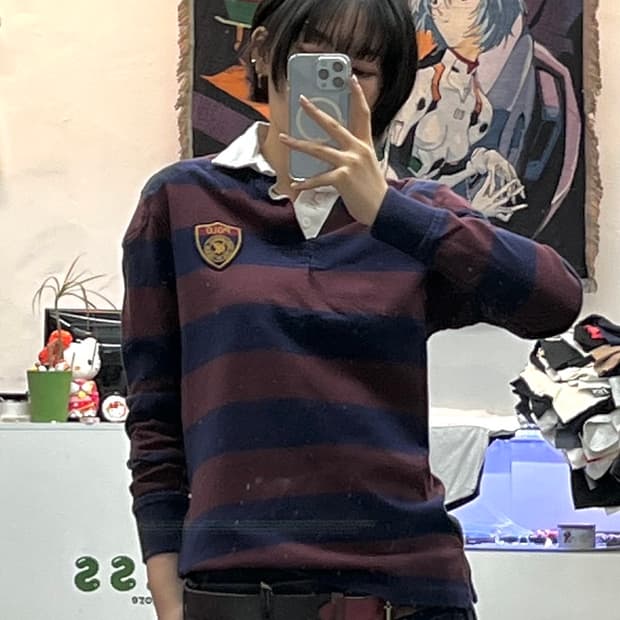 폴로 랄프로렌 롱슬리브 럭비티셔츠