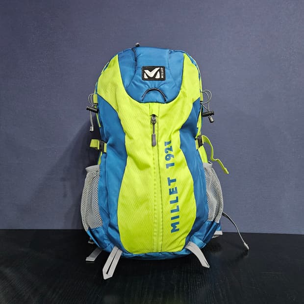 밀레 네이비 투톤 등산 배낭가방 백팩