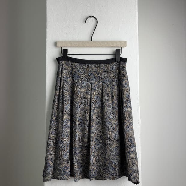 Michael Kors Paisley Silk Skirt