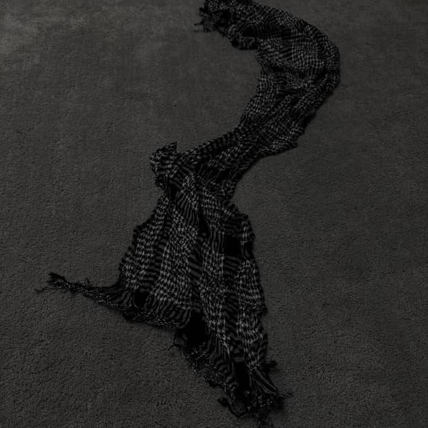 Vintage v-kei punk mood flannel scarf