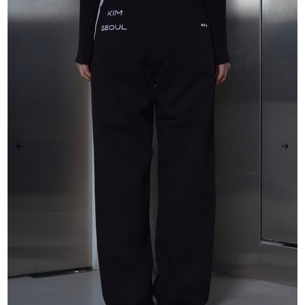 킴서울 777 코튼 블랙진