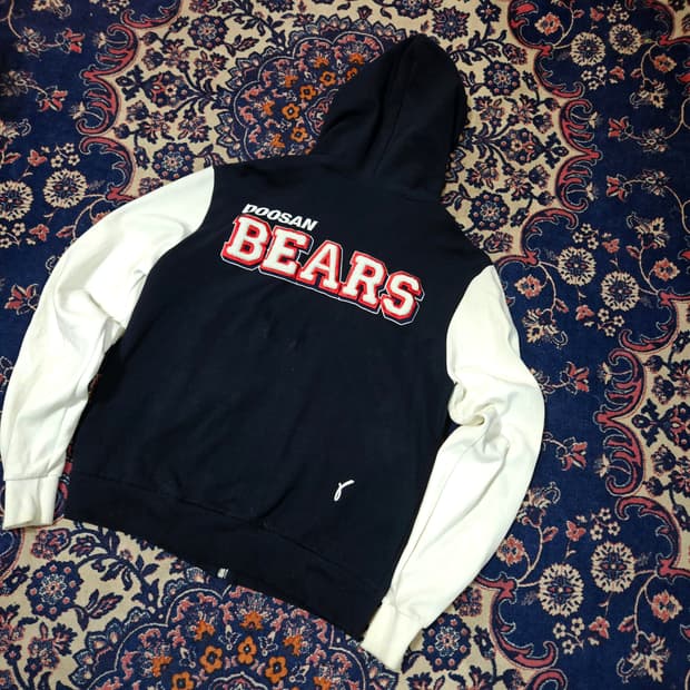KBO 두산베어스 후드집업 M size