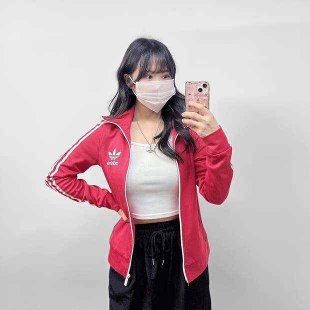 아디다스 유로파 트랙탑 져지 핑크