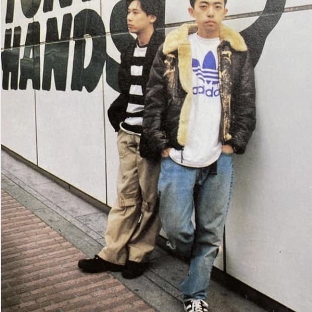 90s usa adidas 빅 트레포일 티셔츠 네이비