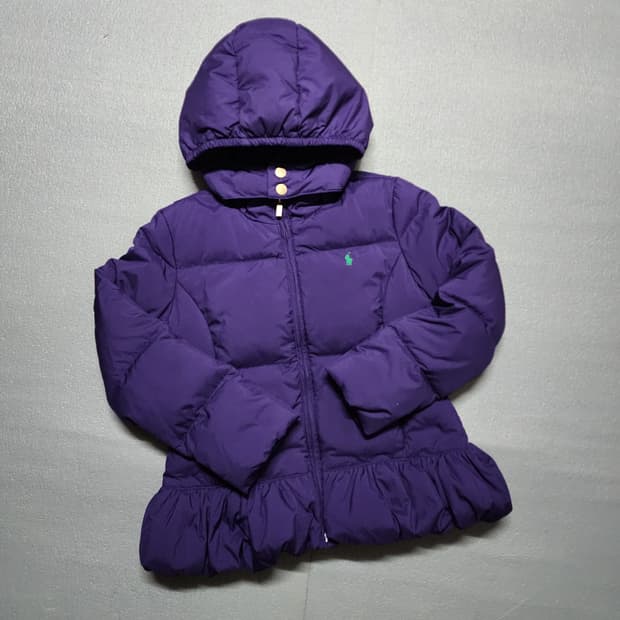 폴로 랄프로렌 퍼플 패딩 자켓 점퍼