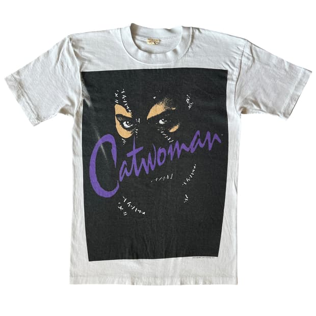빈티지 90s Catwoman 티셔츠