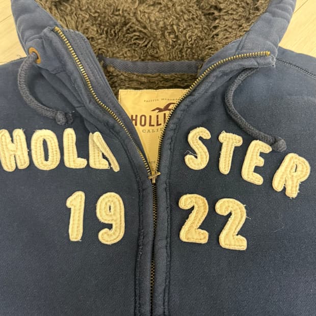 홀리스터 후드집업 네이비