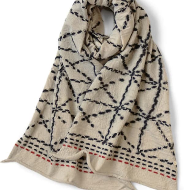 캐피탈 펠티드 울 사시코 해피 스카프 키나리