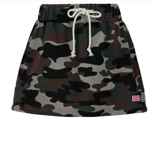 [새상품] TLC Camo Sweat Skirt