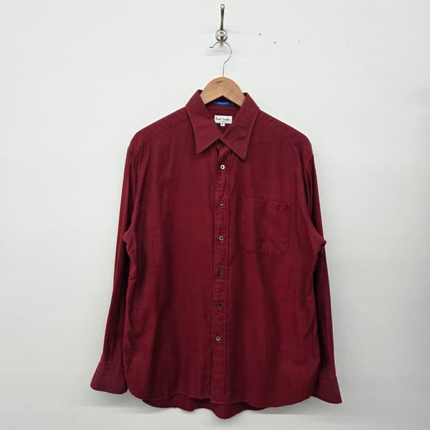 폴스미스 버건디 셔츠 남성XL