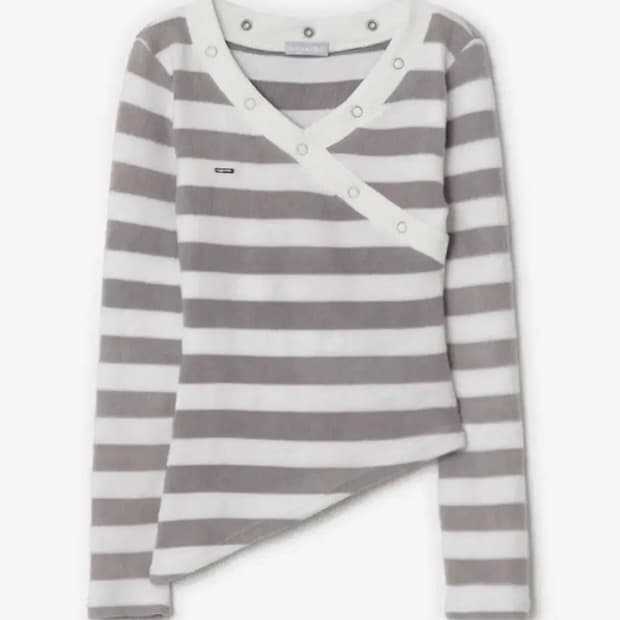 허그유어스킨 스트라이프 니트