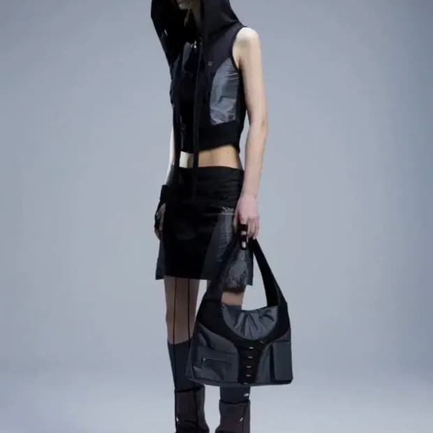 새상품)오호스 싸이메쉬 오버롤 스커트