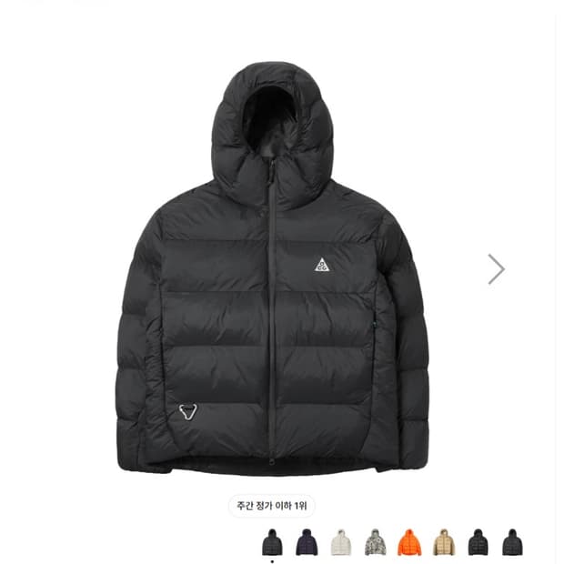 나이키 ACG 써마핏 ADV 루나 패딩 공용 M 블랙