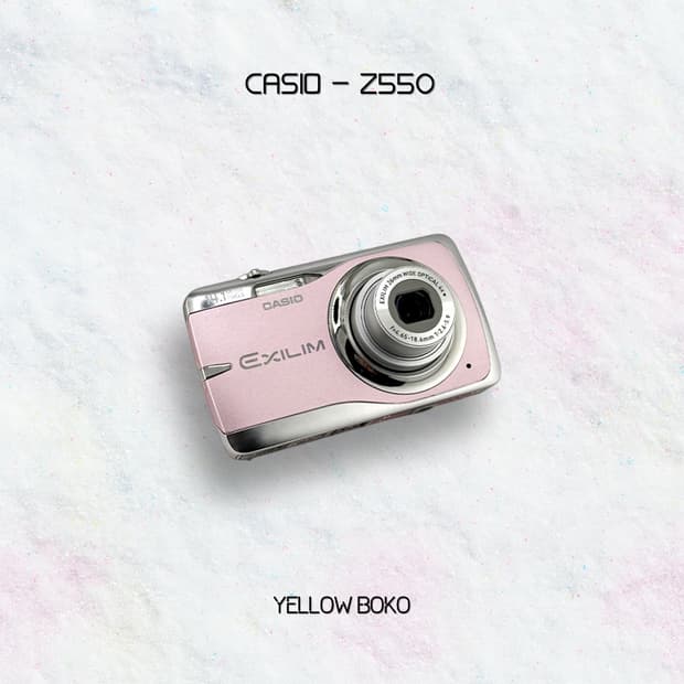 [💖카더가든] CASIO 카시오 엑슬림 Z550 레트로 디지털 카메라