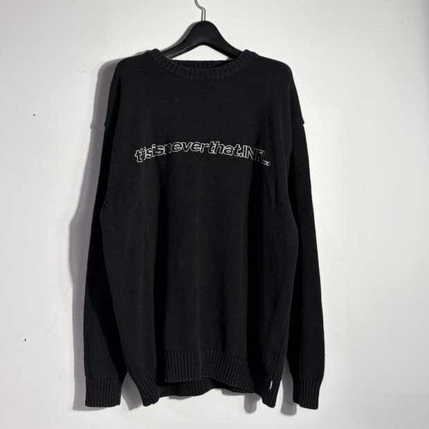 디스이스네버댓 블랙 니트 (무료배송)