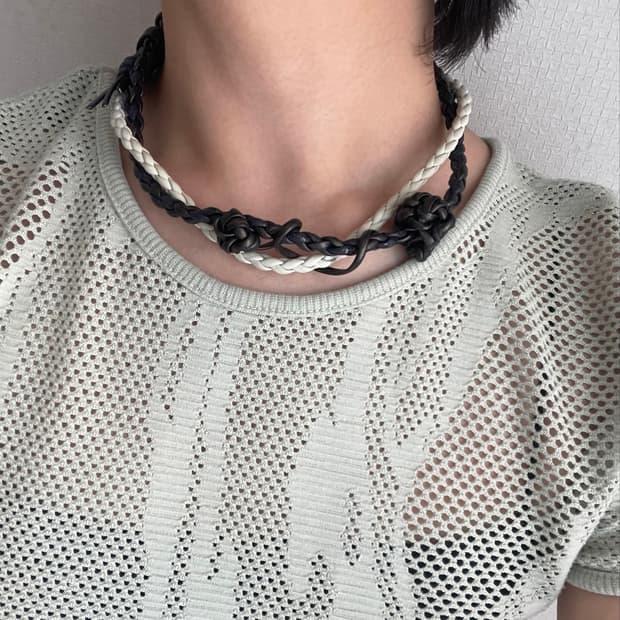 brown vine necklace