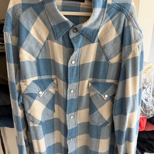 RRL hbt 필드팬츠 카키/차콜 플래드셔츠 일괄