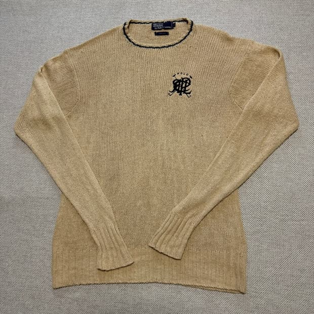 폴로 랄프로렌 우먼스 실크 니트 스웨터