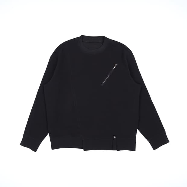 [100] 신형 시스템 옴므 한섬 블랙 맨투맨 티셔츠  N6938