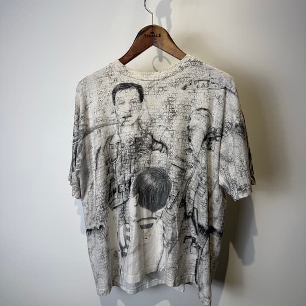 빈티지 프린트 티셔츠 