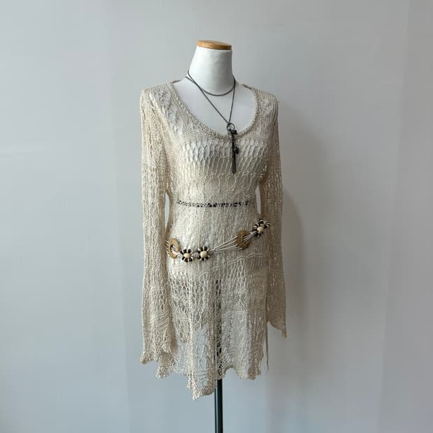 그런지 crochet loose knit