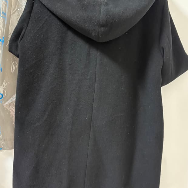 시스템 후드 울 코트   새상품