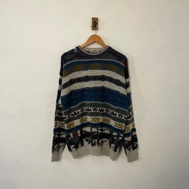 College 빈티지 니트 