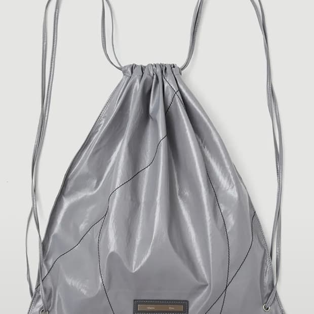 STRING COATING BACK PACK IN GREY