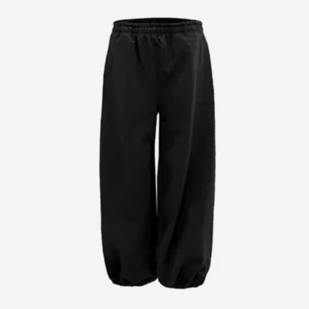 (기모O)오도어 몰리 조거 블랙 Molly wide jogger