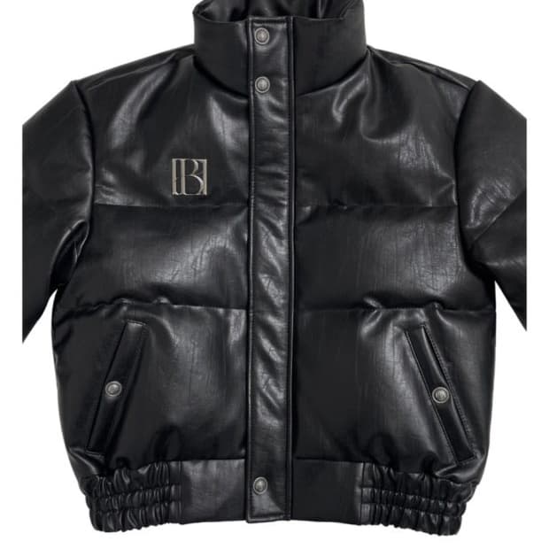 보헤미안서울  레더 패딩 22fw