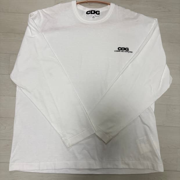 CDG 오버사이즈 롱슬리브 S 사이즈