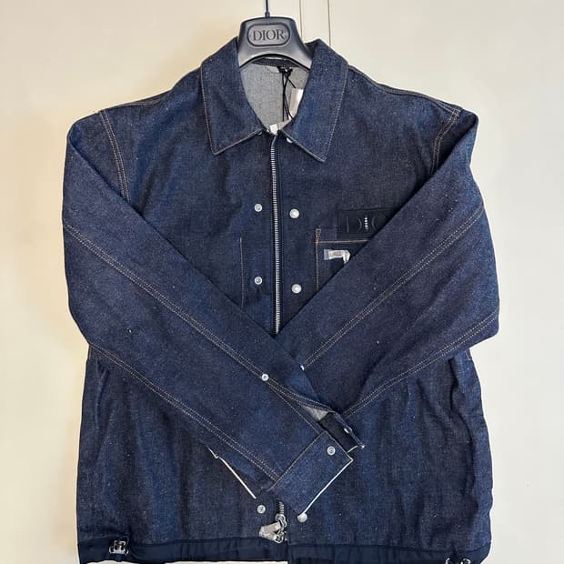 디올 사카이 데님 셔츠 자켓 / 50