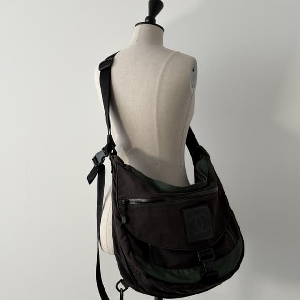 CHANEL Sports Canvas Crossbody Bag